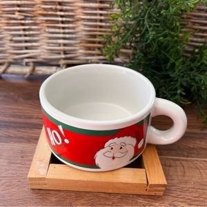 Christmas soup or large coffee cup Ho Ho Ho Santa design